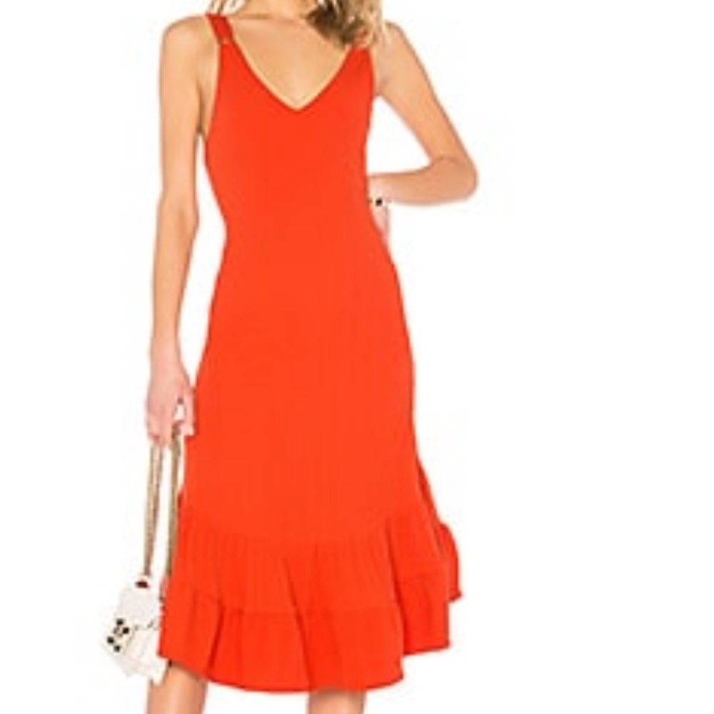 Revolve Free People Into You Red Maxi Dress